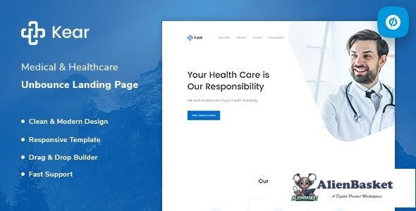 16606 Kear v1.0 - Medical & Healthcare Unbounce Landing Page Template 