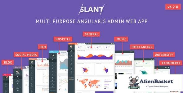 11595 Slant v4.2.0 - Multi Purpose AngularJS Admin Web App with Bootstrap 