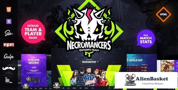 22928 Necromancers v1.4.0 - eSports Team HTML Template 