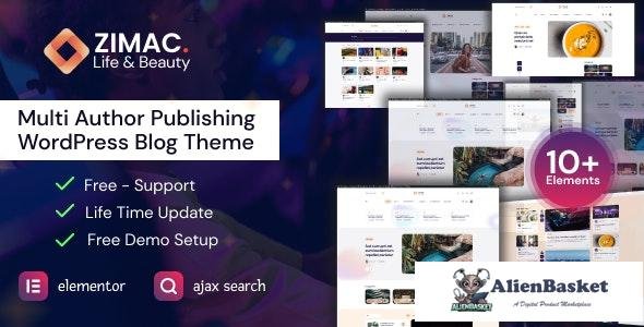 27595 Zimac v1.0 - Multi Author Publishing WordPress Theme 