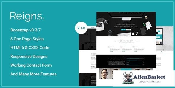 22511 Reigns v1.0 - Professional One Page HTML5 Templates 