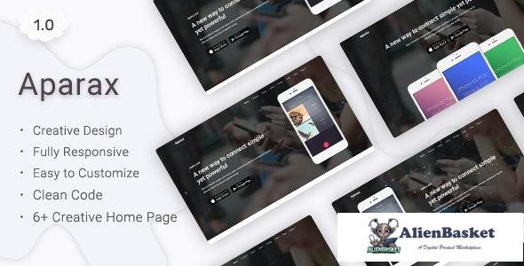 25315 Aparax v1.0 - App Landing Template 