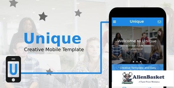 23533 Unique v1.0 - Creative Mobile Template 