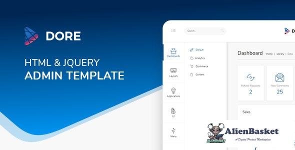 31732 Dore jQuery v2.4.1 - Bootstrap 4 Admin Template 