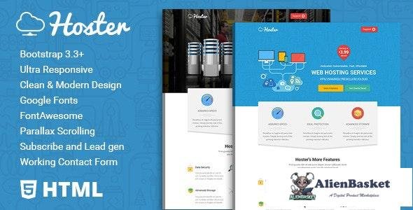 25372 Hoster v1.0 - Hosting Service HTML Template 