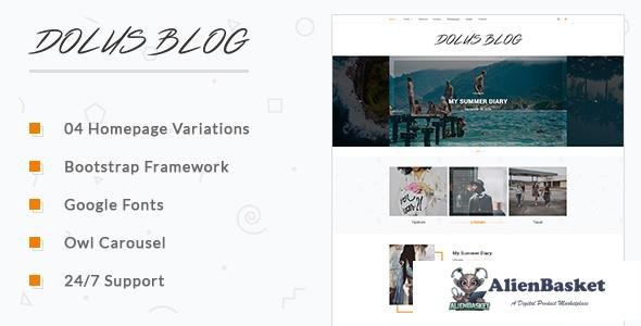 12090 Dolus - Blog HTML5 Template 