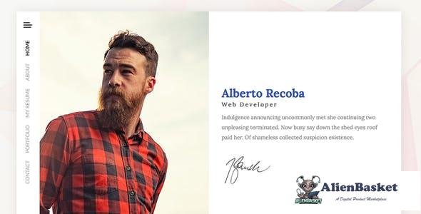 14021 Recoba - vCard Html5 Template 