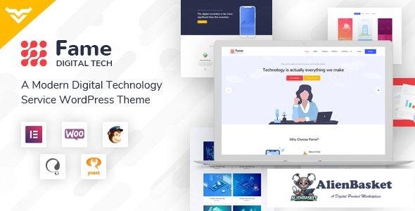 16292 Fame v1.1 - Digital Technology/Service WordPress Theme 