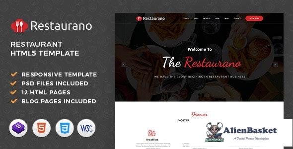 30388 Restaurano v1.0 - Restaurant HTML Template 