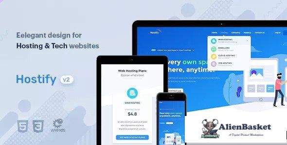 13559 Hostify - Hosting HTML & WHMCS Template 