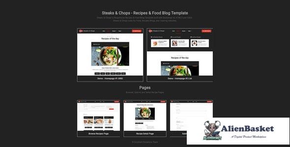 14006 Steaks & Chops - Recipes Template 