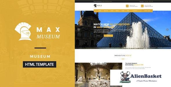 11842 Max Museum - Historical & Artifacts Museum HTML Template 