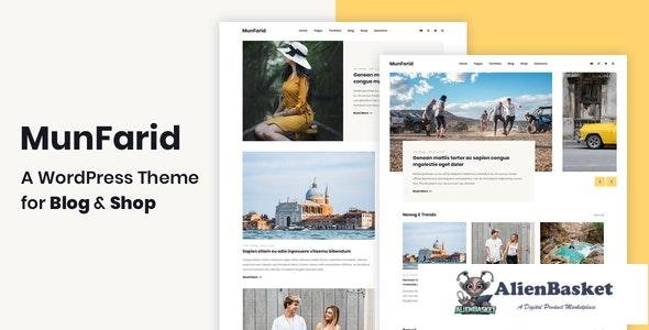 29288 Munfarid v1.0.5 - A WordPress Theme For Blog & Shop 