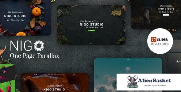 26296 Nigo v1.0 - Creative Parallax One Page HTML Template 