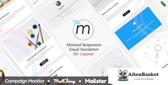 18210 Miley - Minimal Responsive Email Template with Online Builder 