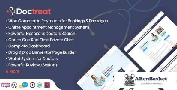 25177 Doctreat v1.3.3 - Doctors Directory WordPress Theme 