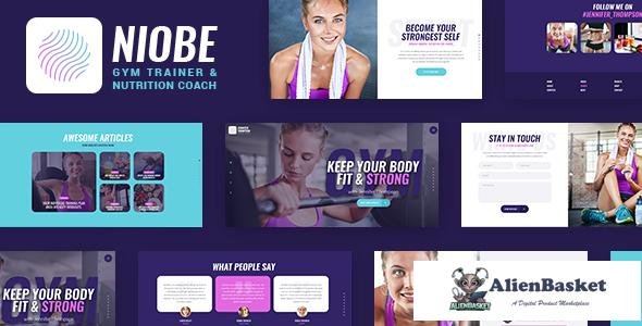 36727 Niobe v1.1.10 - A Gym Trainer & Nutrition Coach Theme 