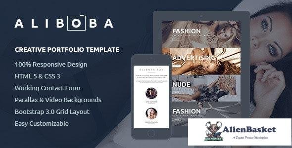 20228 Aliboba v1.0 - One Page Creative Portfolio Template 