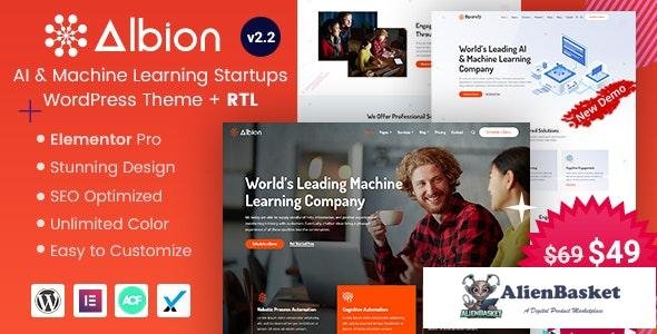 19870 Albion v2.2.0 - Machine Learning & AI WordPress Theme 