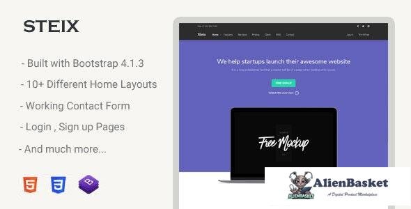 19988 Steix v1.0 - Landing Page Template 