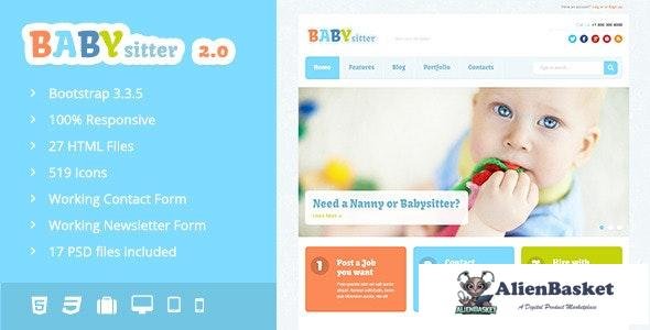 25000 Babysitter v2.0 - Responsive HTML Template 