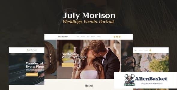 17472 July Morison v1.2 - An Alluring Event Photographer's Portfolio & Blog WordPress Theme 
