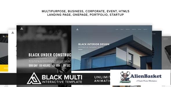 23712 Black v1.0 - Multi Interactive Template 