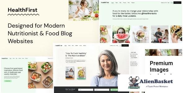 26030 HealthFirst v1.0.1 - Nutrition and Recipes Theme 