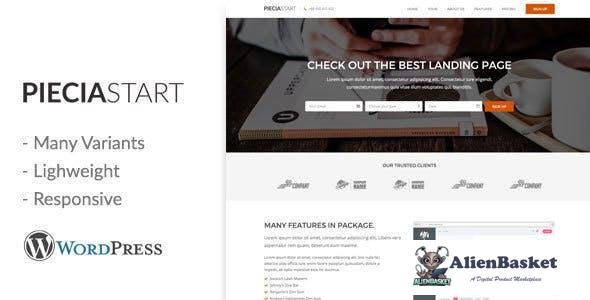 14428 Piecia v1.0 - One Page WordPress Landing Page 