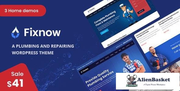 28266 Fixnow v2.1 - A Perfect Plumbing WordPress Theme 