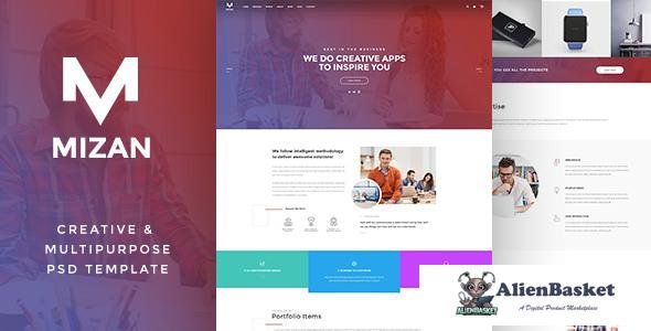 11122 MIZAN - Creative & Multipurpose PSD 
