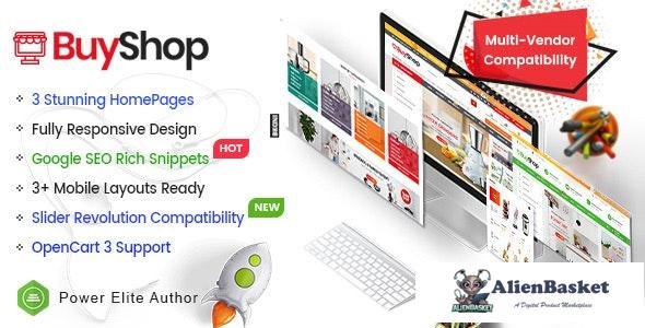21081 BuyShop v1.0.2 - Responsive & Multipurpose OpenCart 3 Theme 