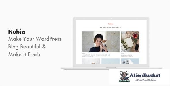 18248 Nubia v1.0.8 - Minimal Blog and Magazine WordPress Theme 