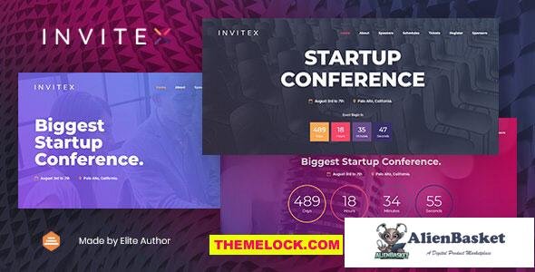 23241 Invitex v1.0 - Event and Conference Website Template 