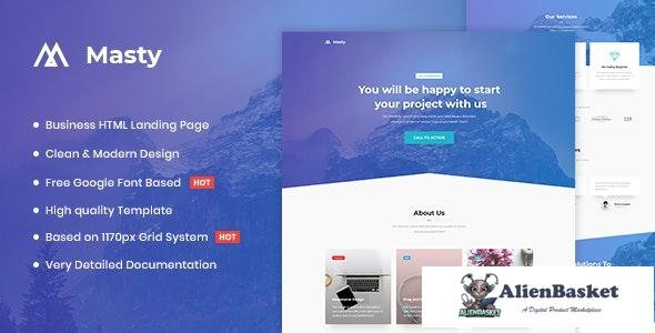 20497 Masty v1.0 - Business HTML Landing Page Template 