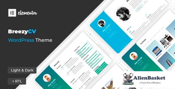 25257 BreezyCV v1.5.1 - CV Resume Theme 