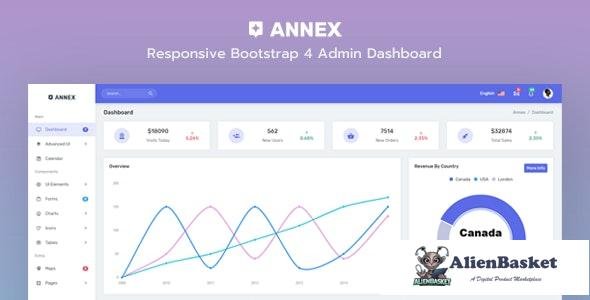 19187 Annex v1.0.0 - Admin Dashboard Template 