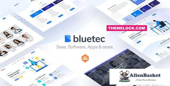 23349 Bluetec v1.0 - Saas, IT Software, Startup and Coworking Website Template 