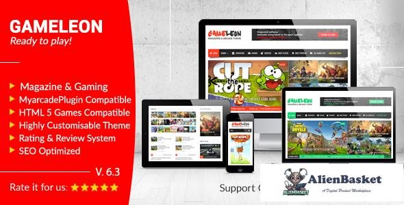 11315 Gameleon v6.3 - WordPress Magazine & Arcade Theme 