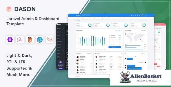 31532 Dason v1.0.0 - Laravel Admin & Dashboard Template 