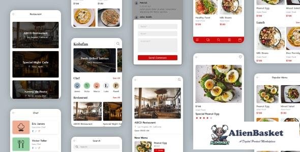 20167 Kolufan v1.0 - Food and Restaurant Mobile Template 