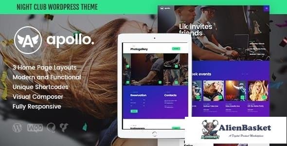 31794 Apollo v1.3.6 - Night Club, DJ Concert & Music Event WordPress Theme 