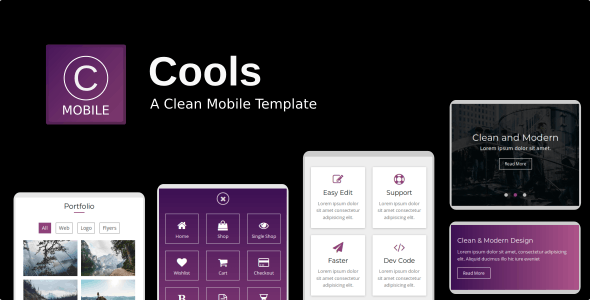23268 Cools v1.0 - A Clean Mobile Template 