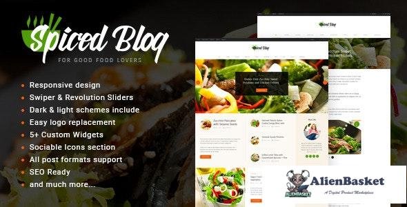 17331 Spiced Blog v1.5.4 - A Crisp Recipes & Food Personal Page WordPress Theme 