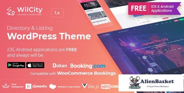 12166 Wilcity v1.1.6.2 - Directory Listing WordPress Theme 
