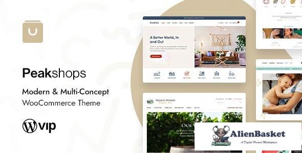 25691 PeakShops v1.4.8.1 - Modern & Multi-Concept WooCommerce Theme 