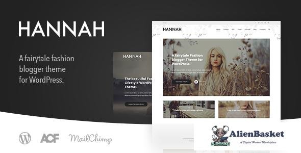 15908 Hannah CD v2.0 - Lifestyle & Fashion Blog Theme for WordPress 