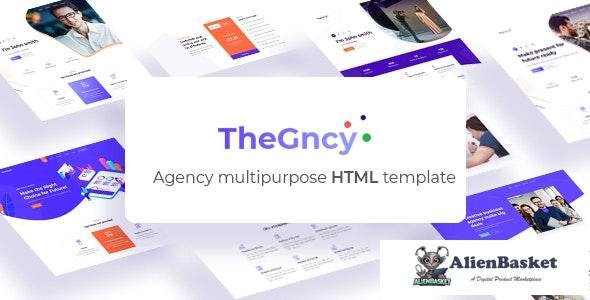 25842 TheGncy v1.0 - Multipurpose Agency HTML Template 