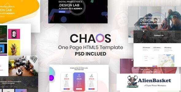 26638 Chaos v1.0 - Creative Parallax One Page HTML5 Template 