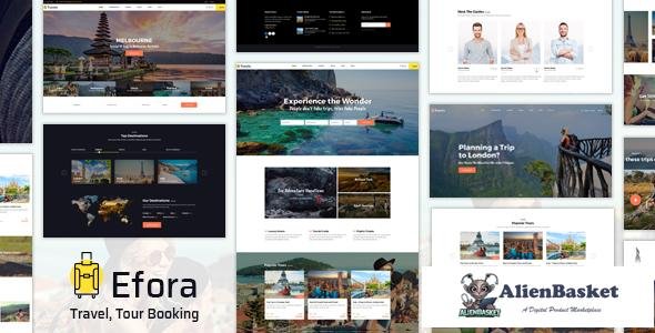 13350 Efora v2.0 - Travel, Tour Booking Theme 